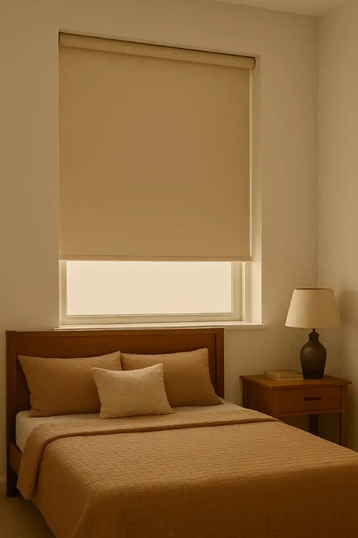 Persiana Rolo Blackout Slim Bege