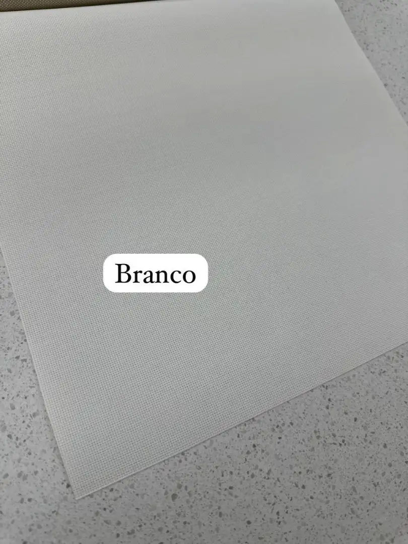 Persiana Rolo Tela Solar 3% Branca